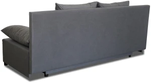 Sofa mit Schlaffunktion und Staukasten TANIA 2 Graphit