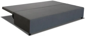 Sofa mit Schlaffunktion und Staukasten TANIA 2 Graphit