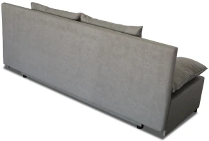 Sofa mit Schlaffunktion und Staufach TANIA 2 Grau