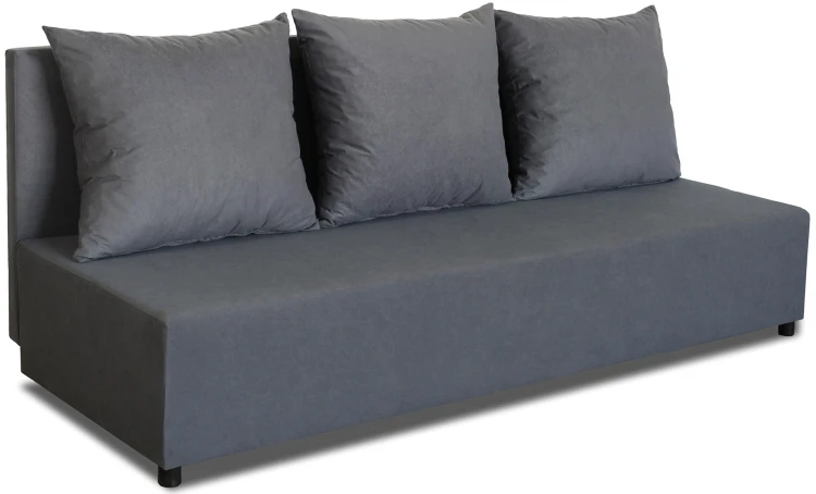 Sofa mit Schlaffunktion und Staufach TANIA 3 Graphite