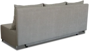 Sofa mit Schlaffunktion und Staufach TANIA 3 Grau