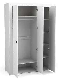 Kleiderschrank mit Spiegeln Mossa MO2 Weiß/Whiskyeiche