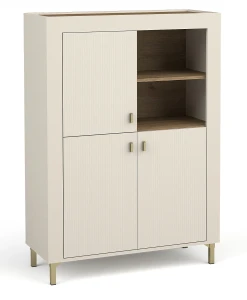 Kommode für das Wohnzimmer Mossa MO5 Cashmere/Whiskyeiche