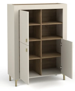 Kommode für das Wohnzimmer Mossa MO5 Cashmere/Whiskyeiche