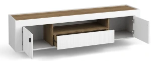 TV-Schrank Mossa MO8 Weiß/Whiskyeiche