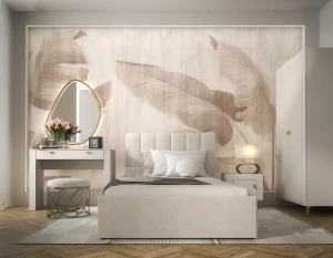 Jugendbett mit Matratze 120x200 Mossa MO12 Creme