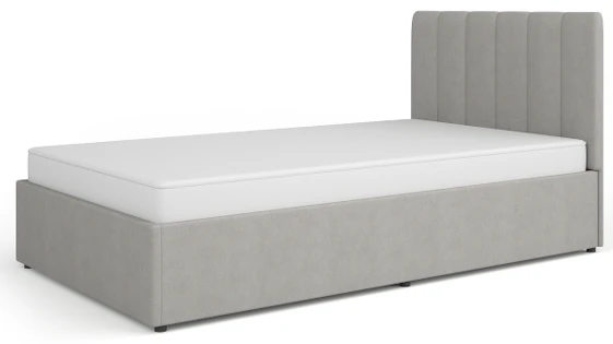 Jugendbett mit Matratze 120x200 Mossa MO12 Grau