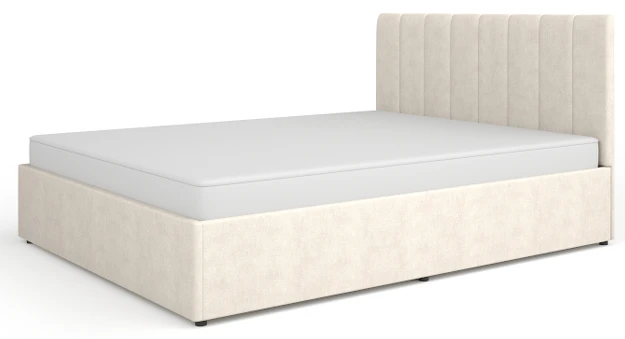 Doppelbett mit Matratze 160x200 Mossa MO12 Creme