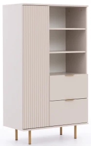 Bücherregal für das Wohnzimmer Nubia R1D2SZ Cashmere