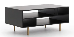 Couchtisch für das Wohnzimmer Nubia Schwarz matt