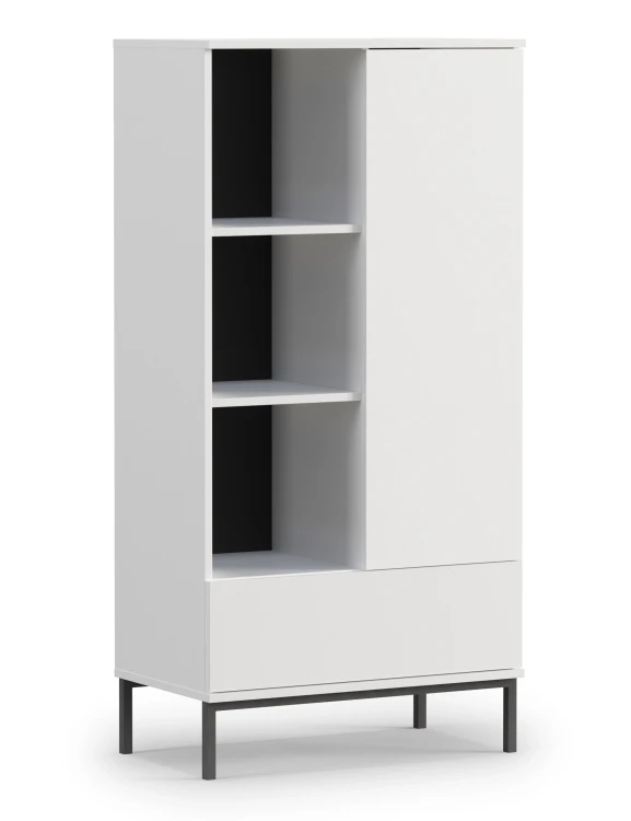 Bücherregal für das Wohnzimmer Querty Weiß