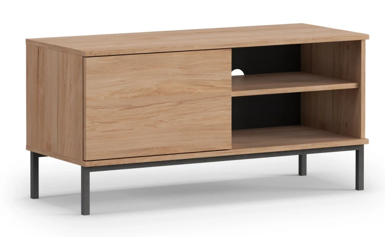 TV-Schrank für das Wohnzimmer mit 1 Tür Querty Hickory