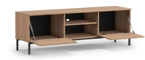 TV-Schrank für das Wohnzimmer mit 2 Türen Querty Weiß