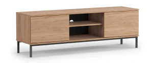 TV-Schrank für das Wohnzimmer mit 2 Türen Querty Hickory