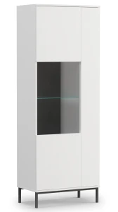 Vitrine für das Wohnzimmer Querty Weiß