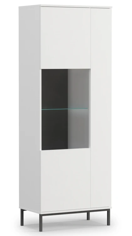 Vitrine für das Wohnzimmer Querty Weiß