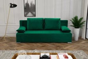 Schlafsofa mit Bettkasten Ecco DELUXE Grün
