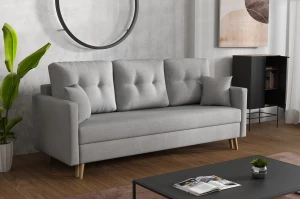 Schlafsofa mit Bettkasten Lahti Grau