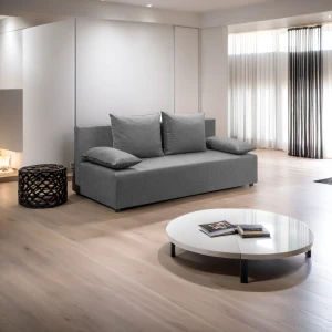 Schlafsofa mit Bettkasten BS10 PLUS Grau