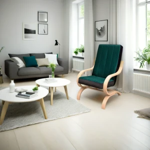 Girona H03 grün/schwarzer Finca-Sessel