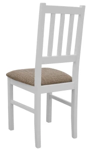 Set aus 6x Holzstuhl BOS04 Weiß/Beige