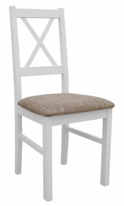 Set aus 6x Holzstuhl NIL10 Weiß/Beige
