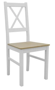 Set aus 2x Holzstuhl NIL10D Weiß/Eiche Grandson