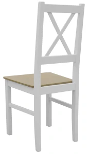 Set aus 2x Holzstuhl NIL10D Weiß/Eiche Grandson