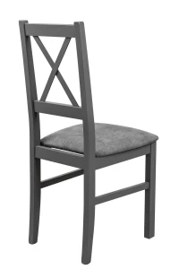 Set aus 4x Holzstuhl NIL10 Graphit