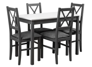 Set aus 6x Holzstuhl NIL10 Graphit