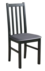 Set aus 2x Holzstuhl BOS10 Schwarz/Grau