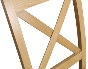 Set 4x gepolsterte Stühle KRZ Eiche Artisan/Türkis