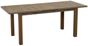 Ausziehbarer Tisch 150/190x80 Eiche Artisan mit 6 Stühlen Eiche Artisan/Schwarz M012-6