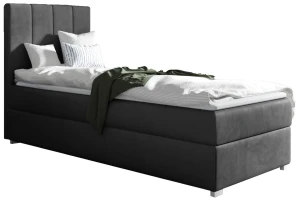 Boxspringbett Brando Single 70x200 Links grau