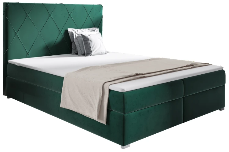 Boxspringbett Marcus 160x200 Grün