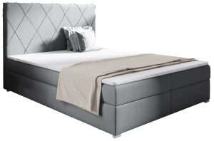 Boxspringbett Marcus 160x200 Grau