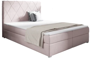 Boxspringbett Marcus 180x200 Rosa