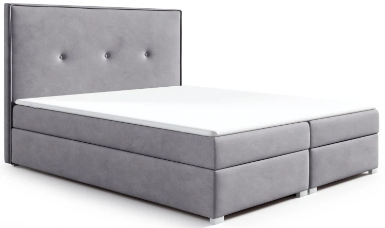 Boxspringbett Lara 160x200 Grau