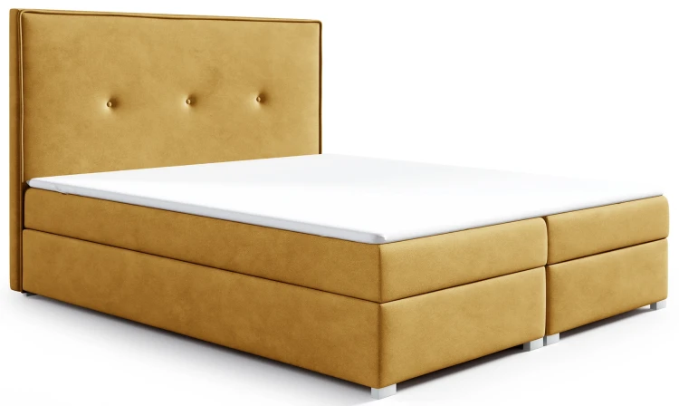 Boxspringbett Lara 160x200 Gelb