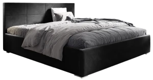 Polsterbett Katia 120x200 Schwarz Metallrahmen
