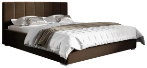 Polsterbett mit Matratze Ledo 140x200 Braun