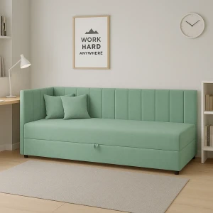 Kontinentales Einzelbett Sofaro Plus 90x200 Mint