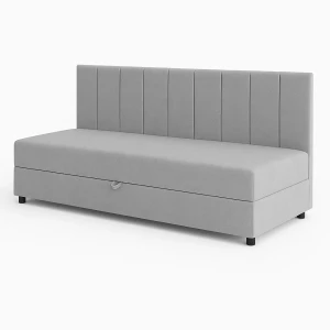 Kontinentales Einzelbett Sofaro Plus 90x200 Rosa