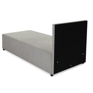 Einzelbett Sofa Polsterbett SENIVA 80x180 cm Grau