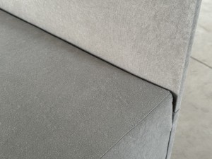 Einzelbett Sofa Polsterbett SENIVA 80x180 cm Grau