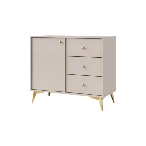 Kommode mit Schubladen Sakai 1 1F 3S T814 Beige