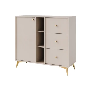 Kommode mit Schubladen Sakai 1 1F 3S T824 Beige