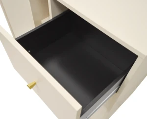 Nachttisch mit Schubladen Sakai 1 2S T801 Beige
