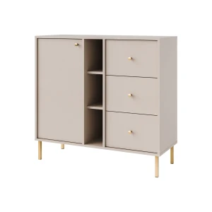Kommode mit Schubladen Sakai 2 1F 3S T824 Beige