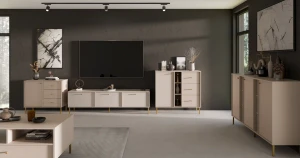 Stehender TV-Schrank Sakai 2 3K T303 Beige